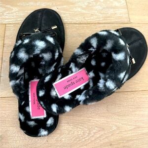 NWOT Kate Spade slippers black